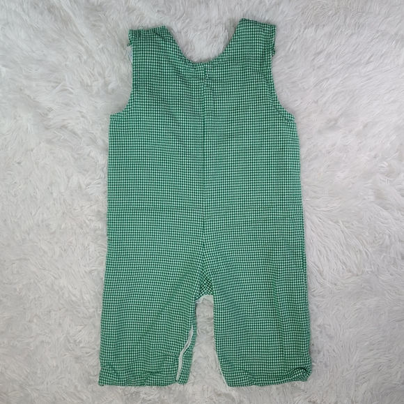 Funtasia Too Baby Green Reversible Gingerbread Man / Zebra Onsie Size 12M - Picture 8 of 14